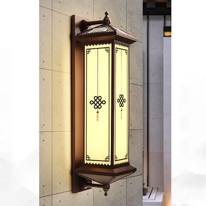 Chinese Aluminum Happiness Wealth Wall Sconce — Medium - D / Warm Light(3000K) / 110V-120V For US/CA