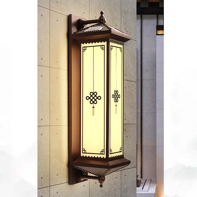 Chinese Aluminum Happiness Wealth Wall Sconce — Medium - D / Warm Light(3000K) / 110V-120V For US/CA