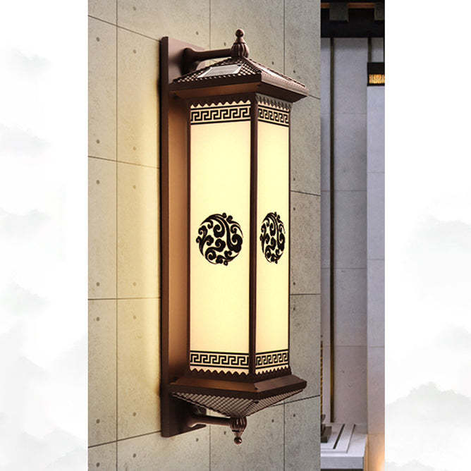 Chinese Aluminum Happiness Wealth Wall Sconce — Medium - D / Warm Light(3000K) / 220V-240V For UK/AU