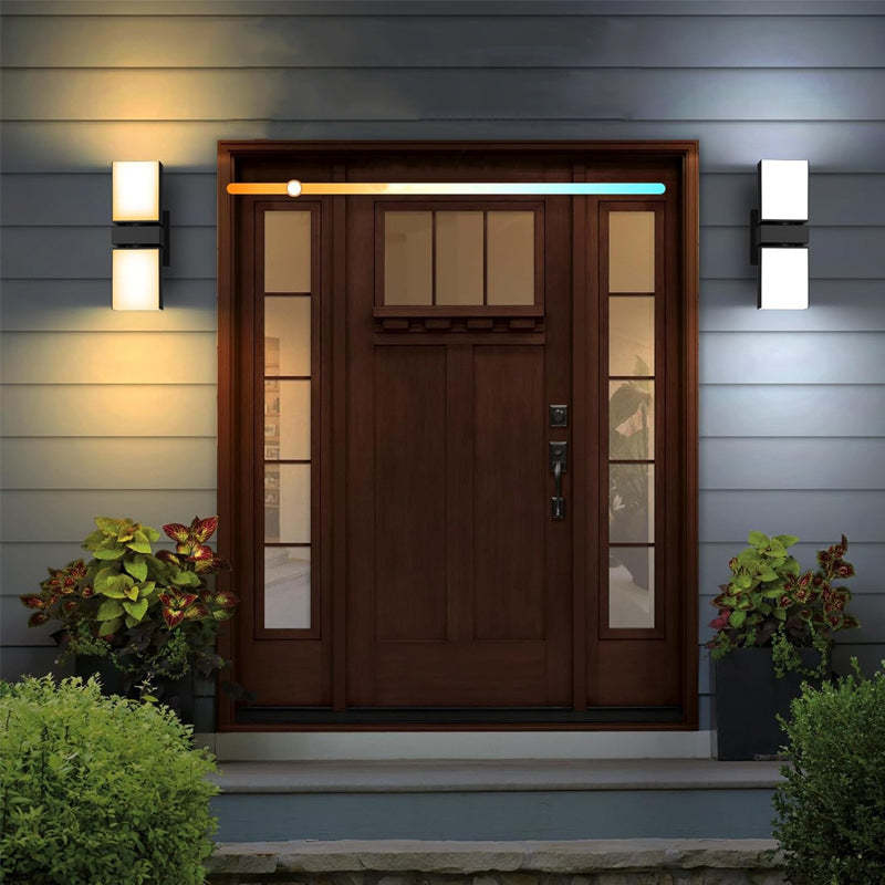 Modern Aluminum Smart APP Rectangular Wall Sconce