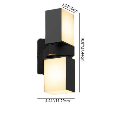 Modern Aluminum Smart APP Rectangular Wall Sconce