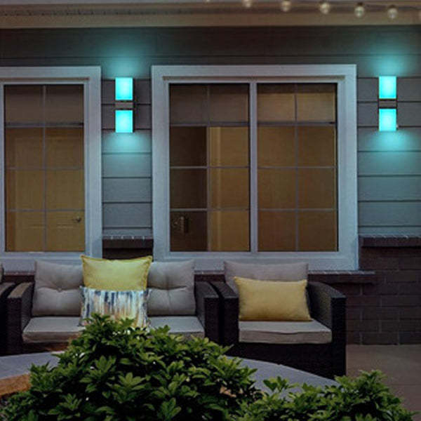 Modern Aluminum Smart APP Rectangular Wall Sconce