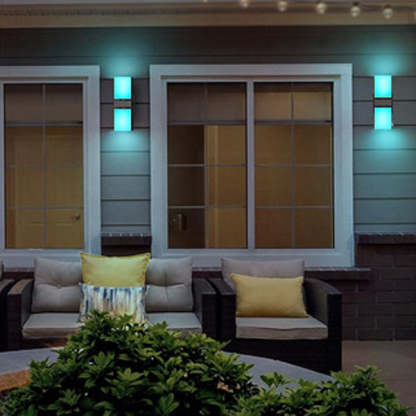 Modern Aluminum Smart APP Rectangular Wall Sconce