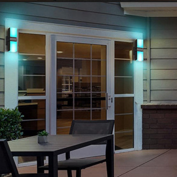 Modern Aluminum Smart APP Rectangular Wall Sconce