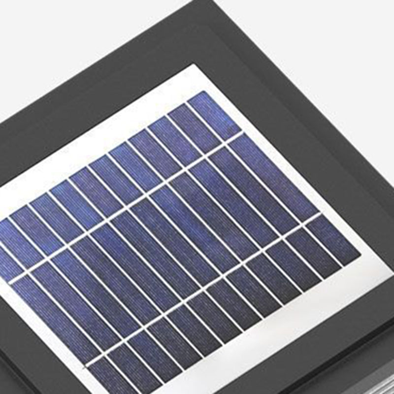 Minimalist Solar Square Stripes Glass LED Landscape Light — 7 Colors Light / 110V-120V For US/CA