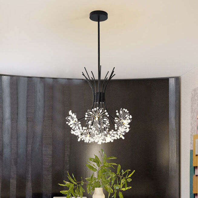 Crystal Dandelion Chandelier