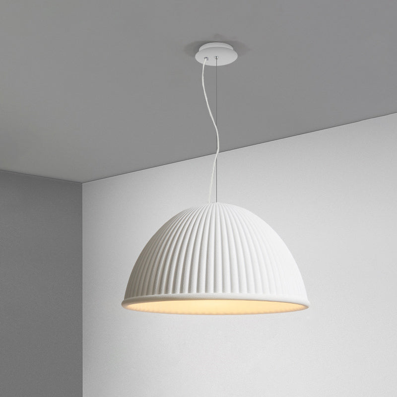 Scandinavian Resin Half Circle Stripe Pendant Light