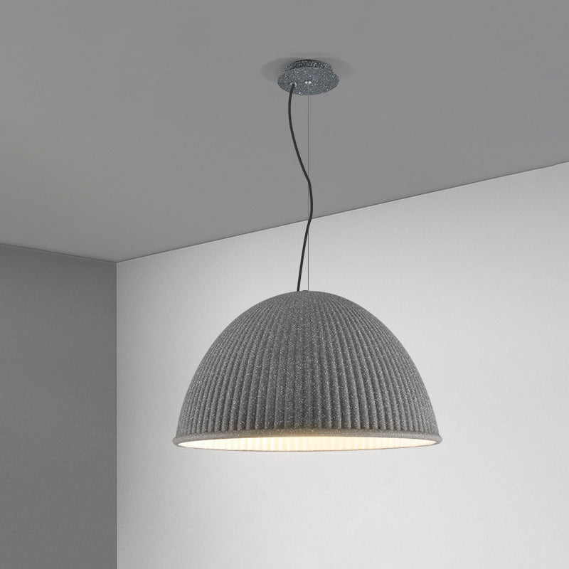 Scandinavian Resin Half Circle Stripe Pendant Light