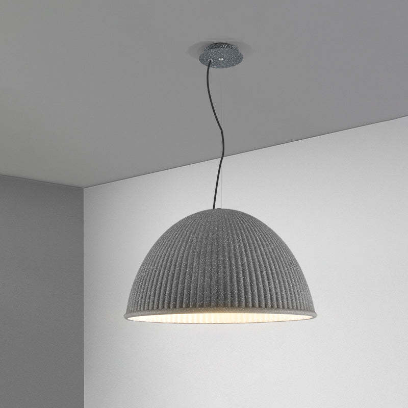 Scandinavian Resin Half Circle Stripe Pendant Light