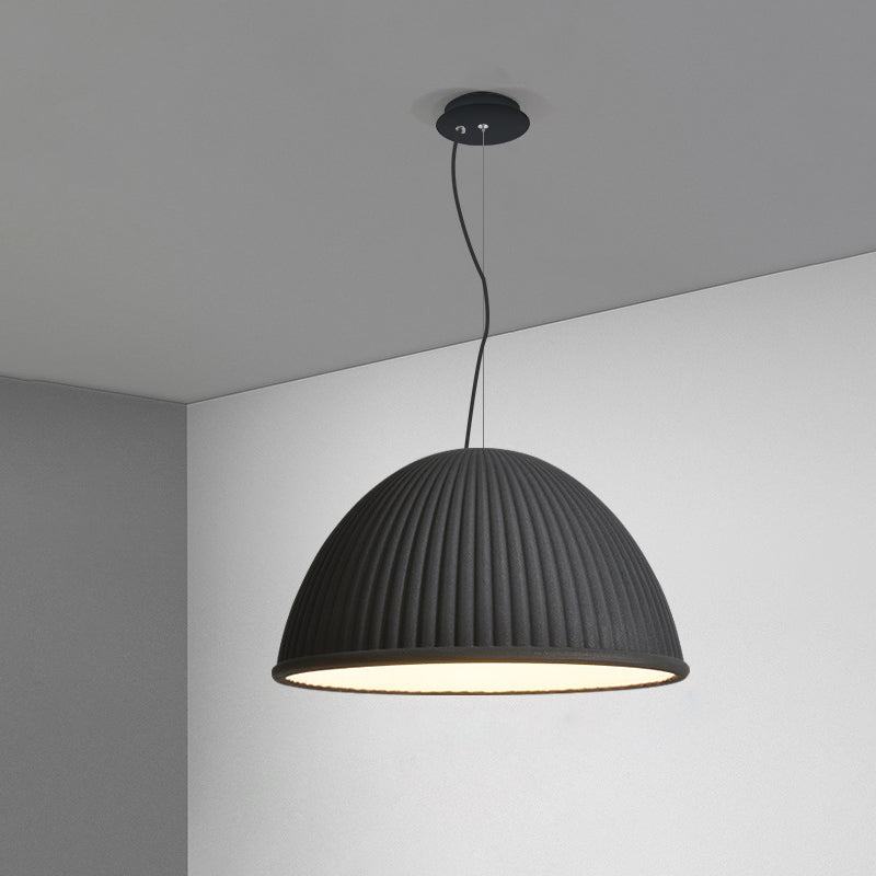 Scandinavian Resin Half Circle Stripe Pendant Light
