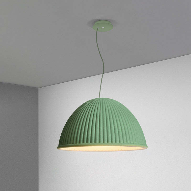 Scandinavian Resin Half Circle Stripe Pendant Light