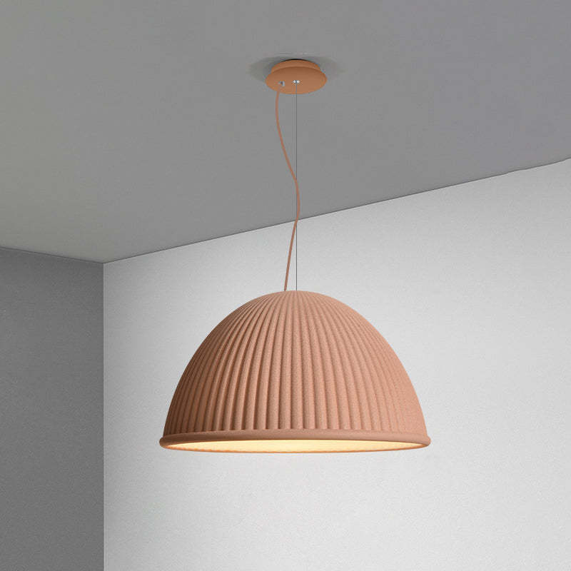 Scandinavian Resin Half Circle Stripe Pendant Light