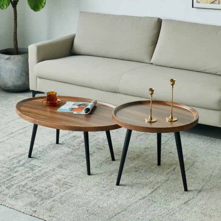 Minimalist Metal Round Coffee Table