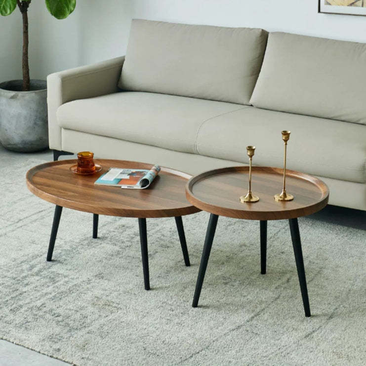 Minimalist Metal Round Coffee Table