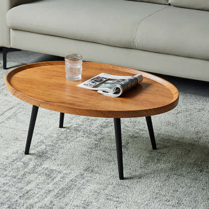 Minimalist Metal Round Coffee Table