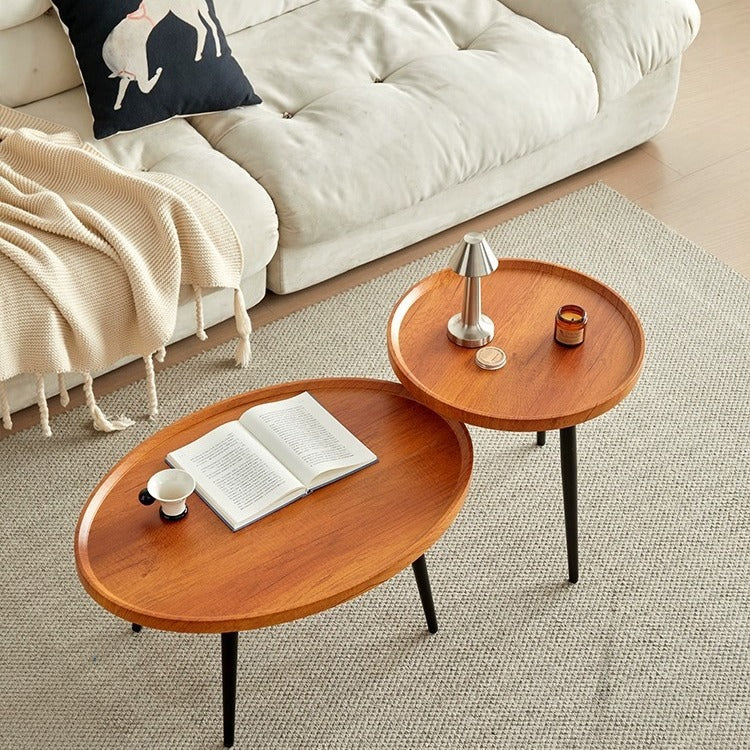 Minimalist Metal Round Coffee Table