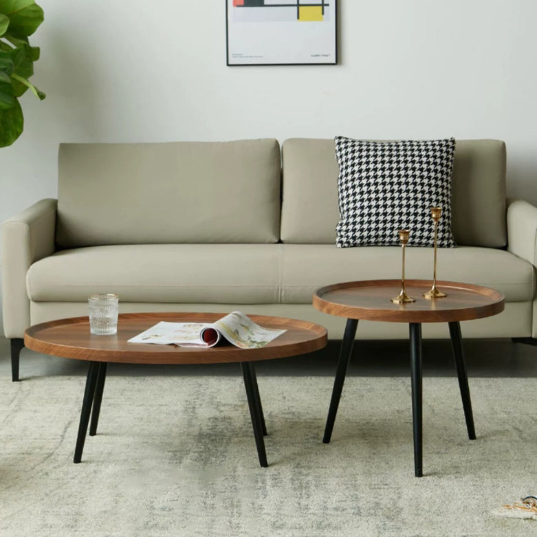 Minimalist Metal Round Coffee Table