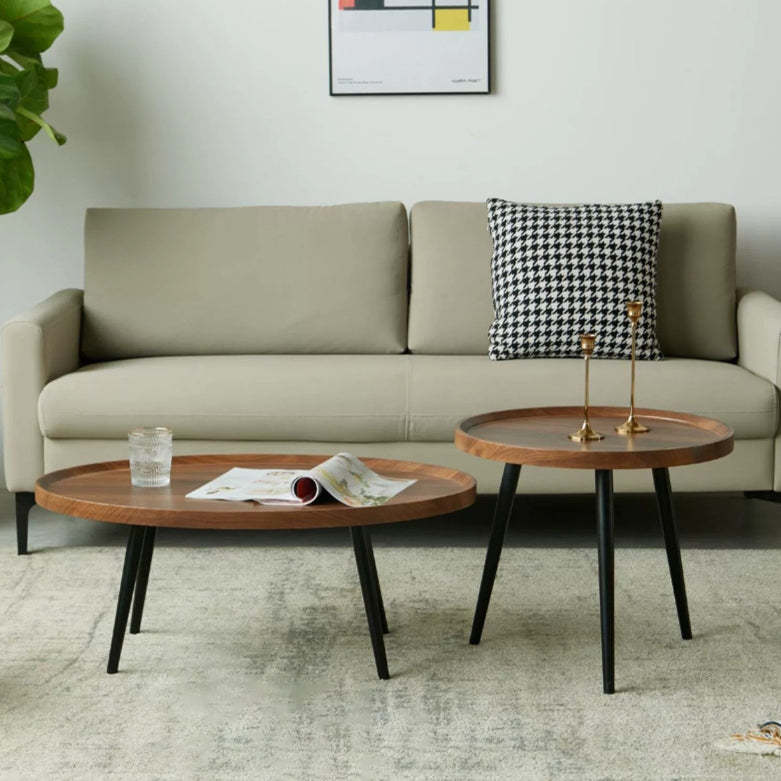Minimalist Metal Round Coffee Table