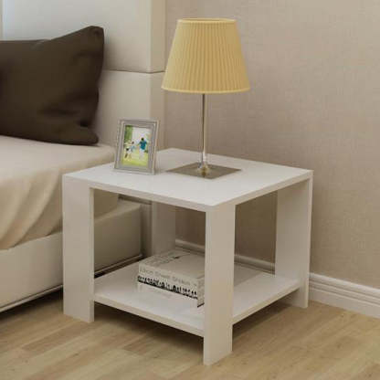 Minimalist Engineered Wood Coffee Table 2-Tier