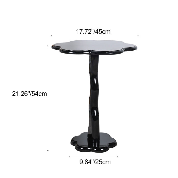 Minimalist Steel Flower-Shaped Coffee Table