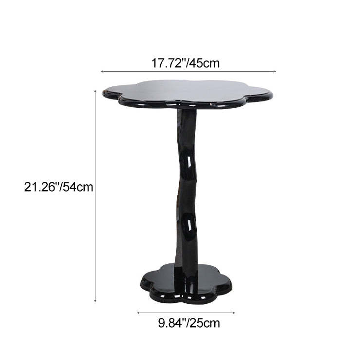 Minimalist Steel Flower-Shaped Coffee Table