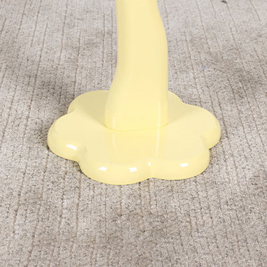 Minimalist Steel Flower-Shaped Coffee Table