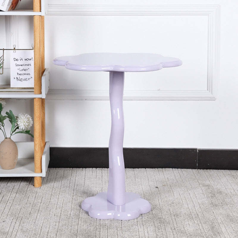 Minimalist Steel Flower-Shaped Coffee Table