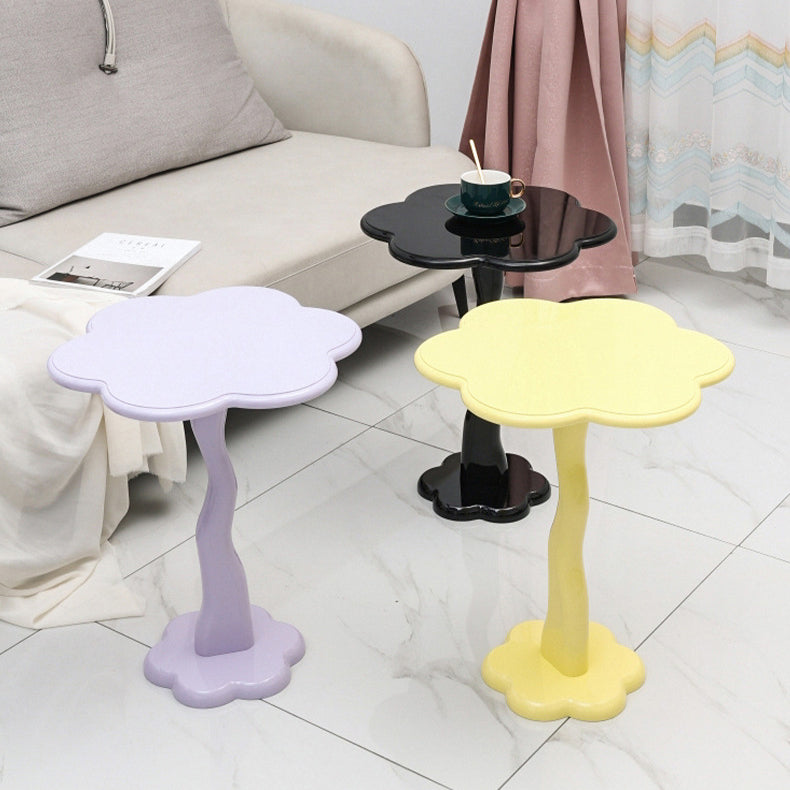 Minimalist Steel Flower-Shaped Coffee Table