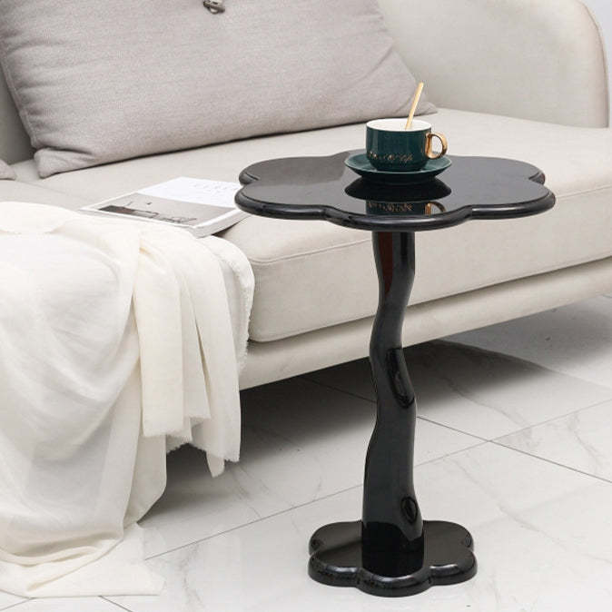 Minimalist Steel Flower-Shaped Coffee Table