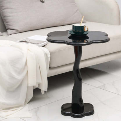 Minimalist Steel Flower-Shaped Coffee Table