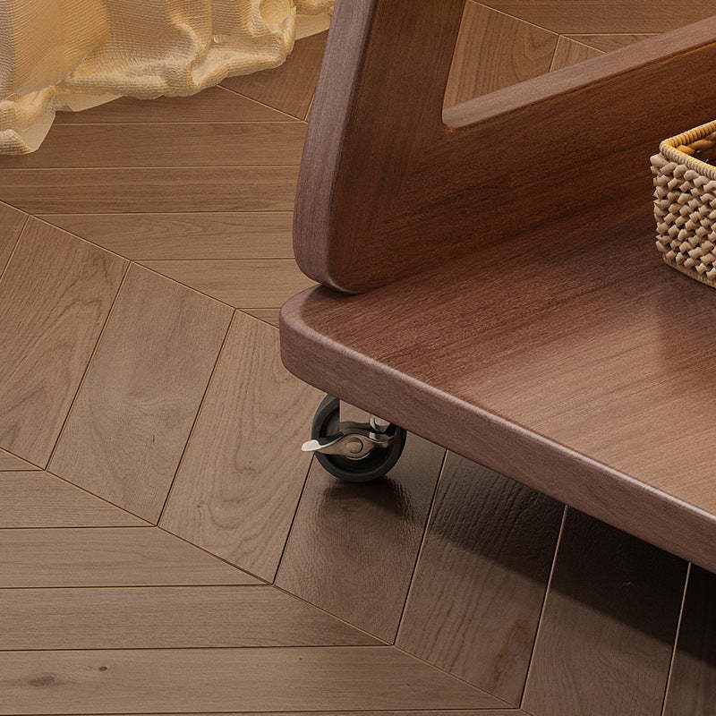 Minimalist Solid Wood 2-Tier Side Table