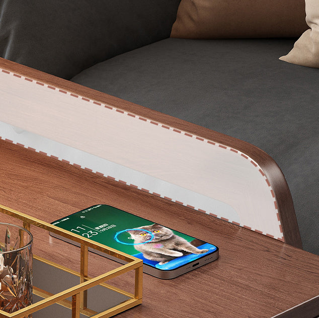 Minimalist Solid Wood 2-Tier Side Table