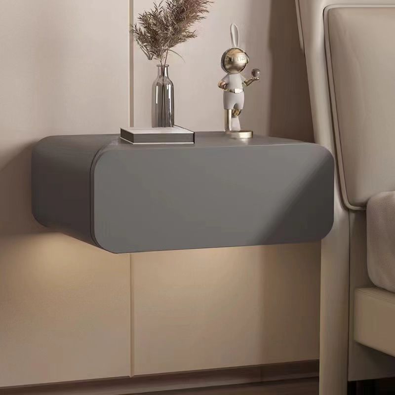 Minimalist Solid Wood 1-Drawer Nightstand