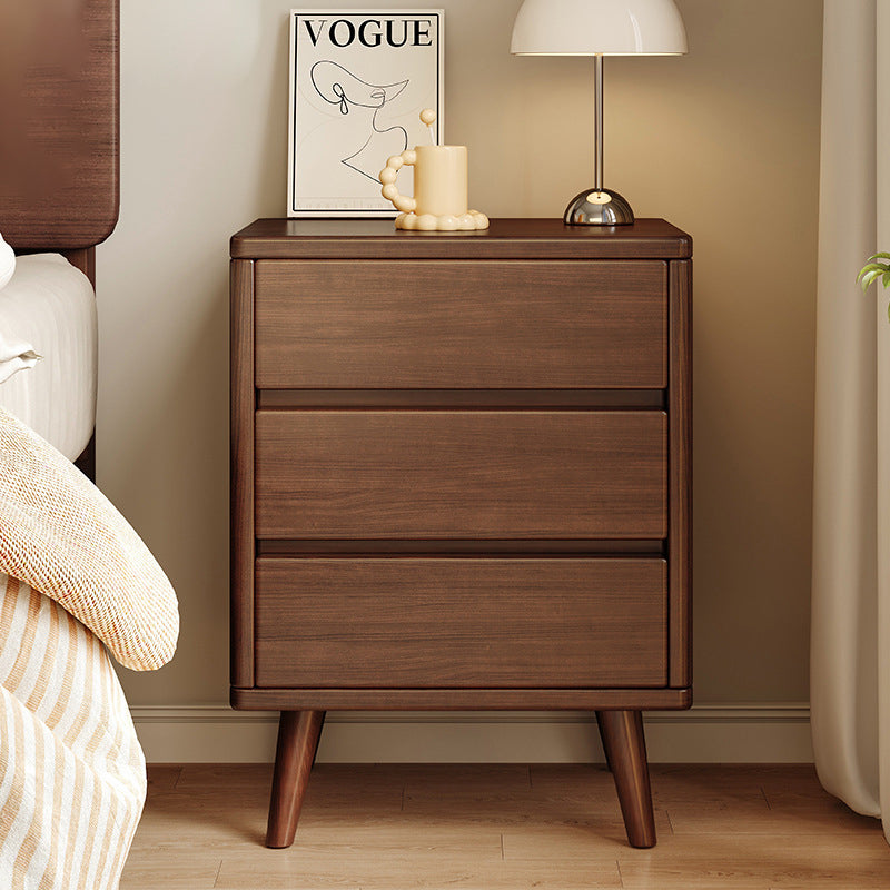 Minimalist Wood Nightstand 2/3-Drawer