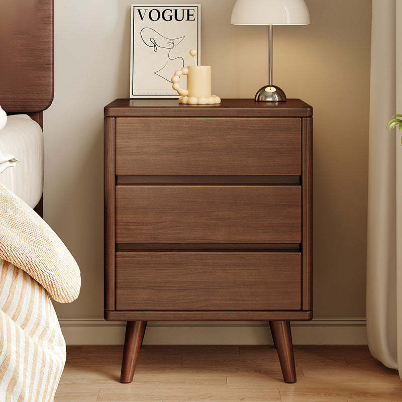 Minimalist Wood Nightstand 2/3-Drawer