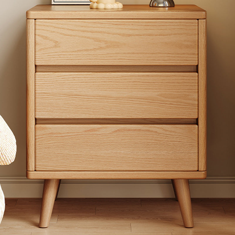 Minimalist Wood Nightstand 2/3-Drawer