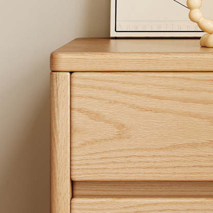 Minimalist Wood Nightstand 2/3-Drawer