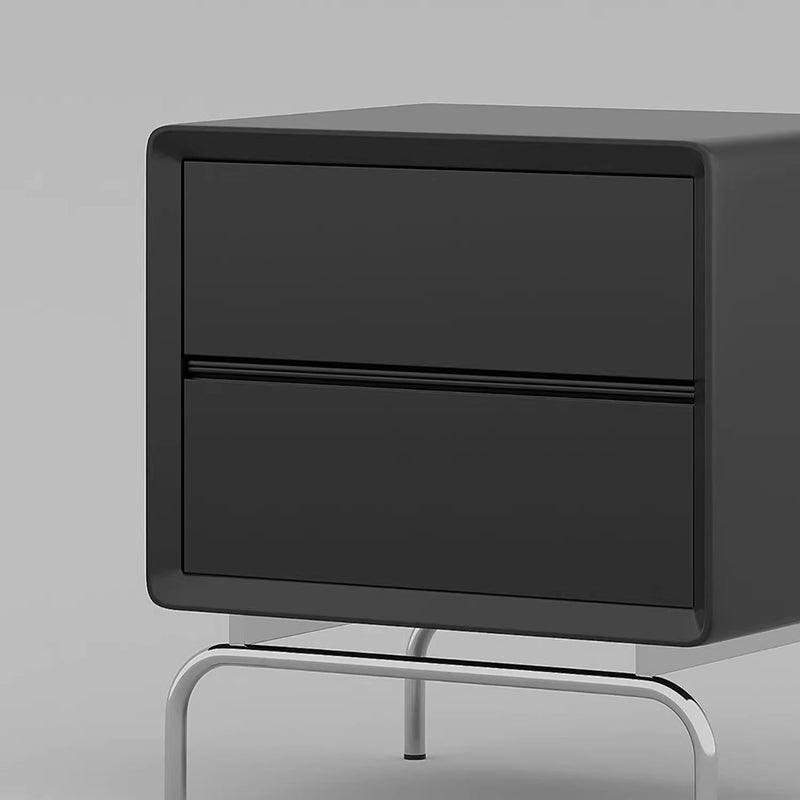 Modern Pine Nightstand 2-Drawer