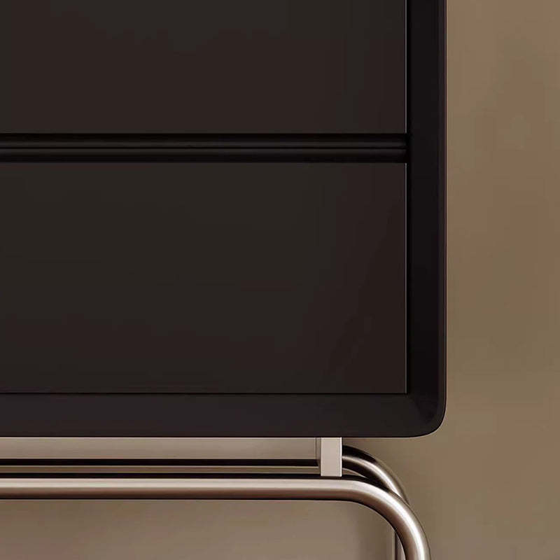 Modern Pine Nightstand 2-Drawer