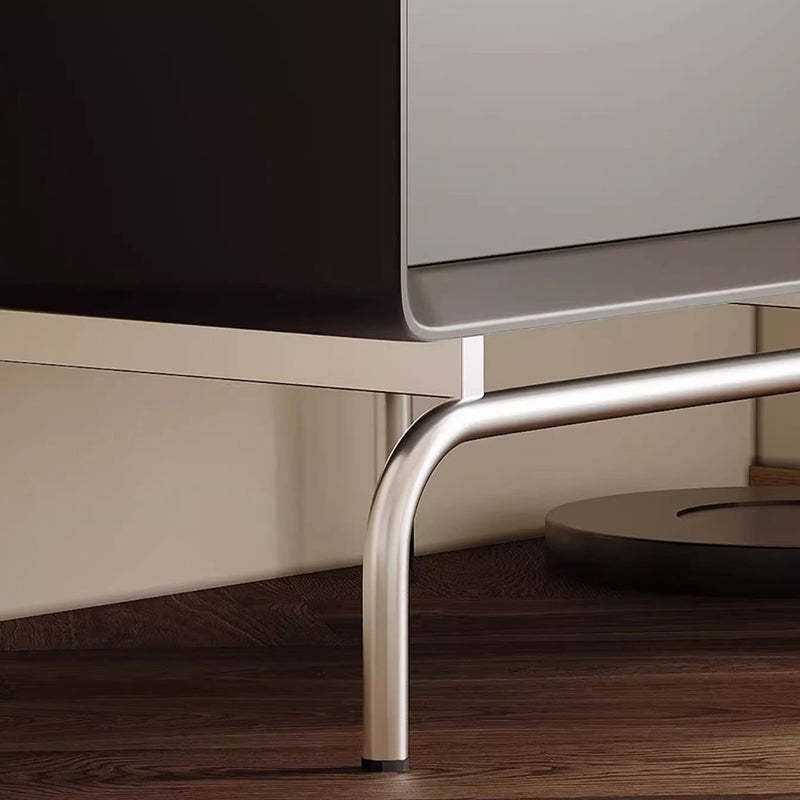 Modern Pine Nightstand 2-Drawer