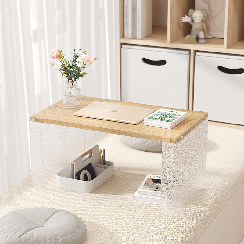 Wood acrylic wood coffee tables - minimalist
