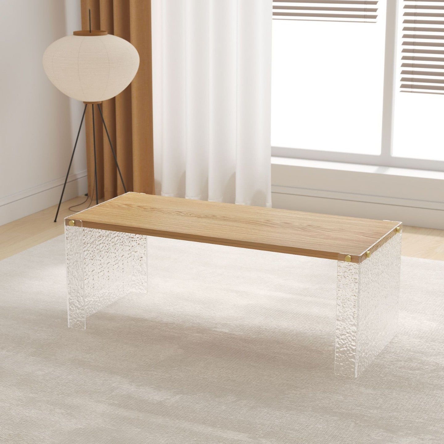 Minimalist Acrylic Coffee Table