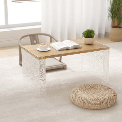 Minimalist Acrylic Coffee Table