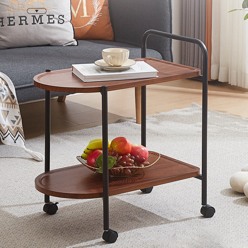 Nordic Stainless Steel 2-Tier Movable Cart