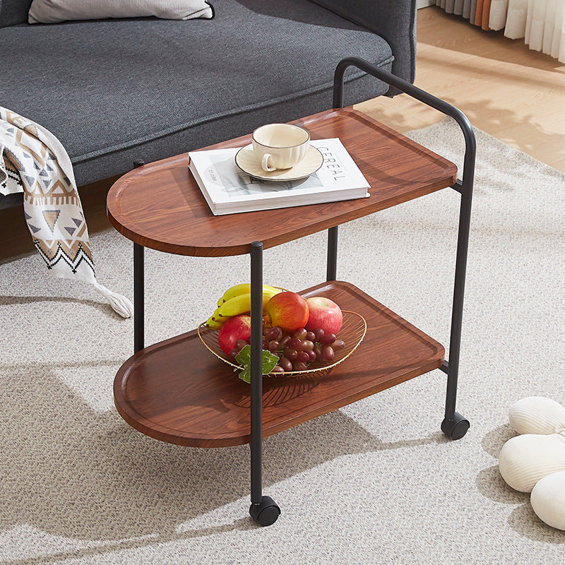 Nordic Stainless Steel 2-Tier Movable Cart