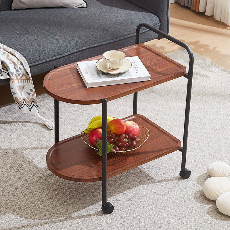 Nordic Stainless Steel 2-Tier Movable Cart
