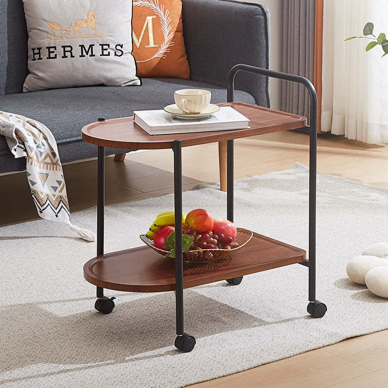 Nordic Stainless Steel 2-Tier Movable Cart
