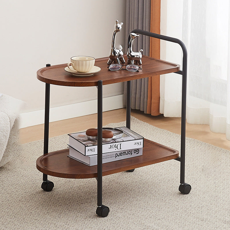 Nordic Stainless Steel 2-Tier Movable Cart