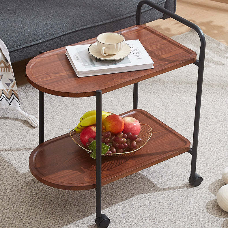 Nordic Stainless Steel 2-Tier Movable Cart