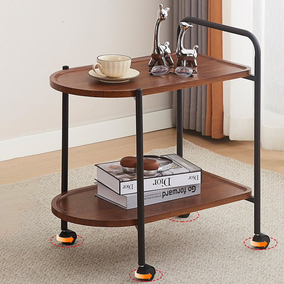 Nordic Stainless Steel 2-Tier Movable Cart